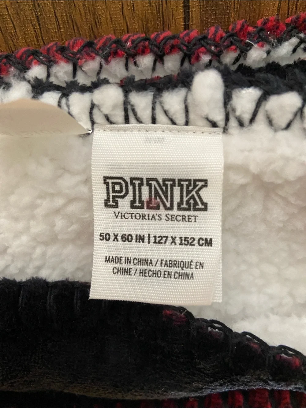 VICTORIA’S SECRET PINK SHERPA BLANKET